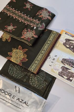 Noor e Afzal 3pc Lawn Collection
