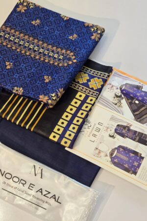 Noor e Afzal 3pc Lawn Collection