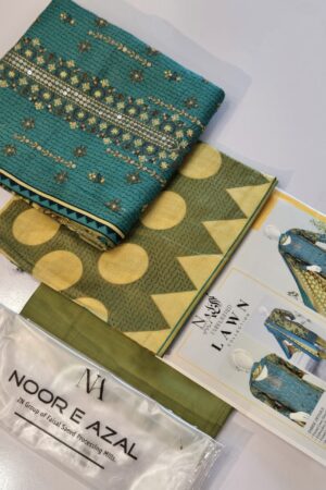 Noor e Afzal 3pc Lawn Collection
