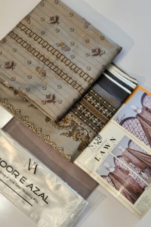 Noor e Afzal 3pc Lawn Collection