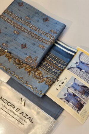 Noor e Afzal 3pc Lawn Collection