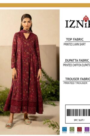 IZNiK Premium Printed LAWN
