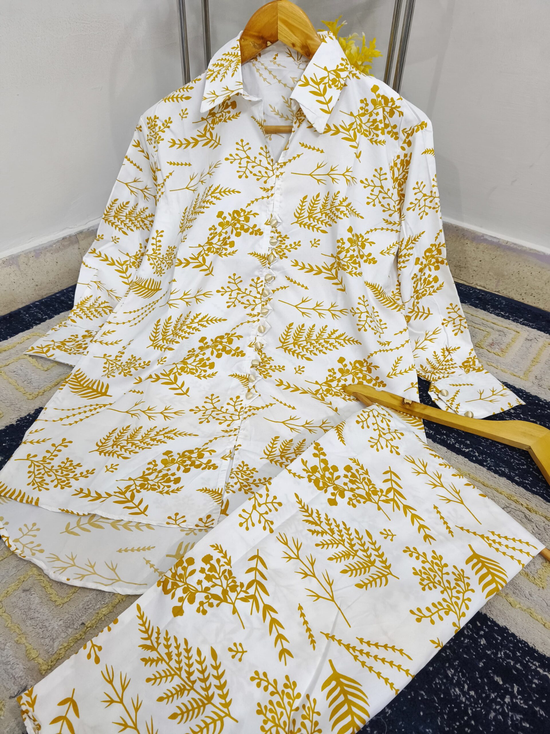 POLO Cotton Stitched Digital All Over Print